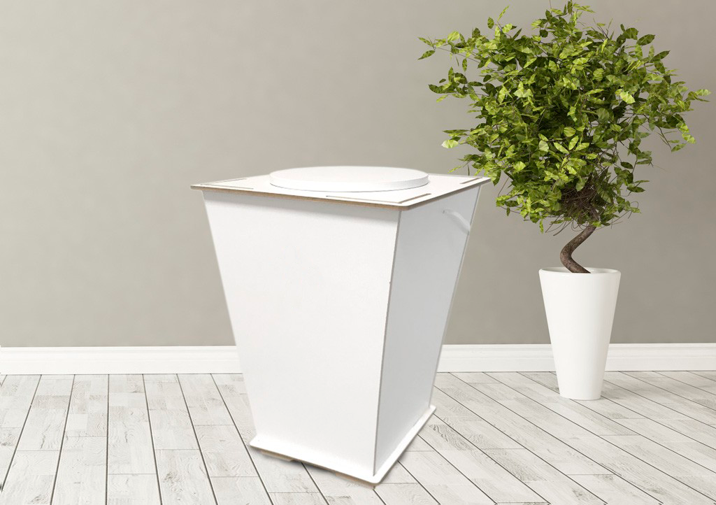 Barem Valkoinen sileä -uurna